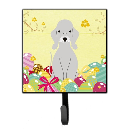 Carolines Treasures Easter Eggs Bedlington Terrier Blue Leash or Key Holder BB6090SH4